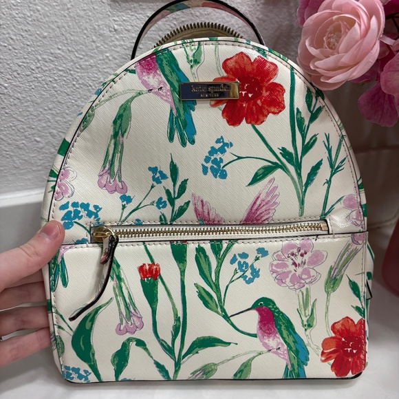 Kate Spade Hummingbird Leather Backpack - Picture 1 of 6